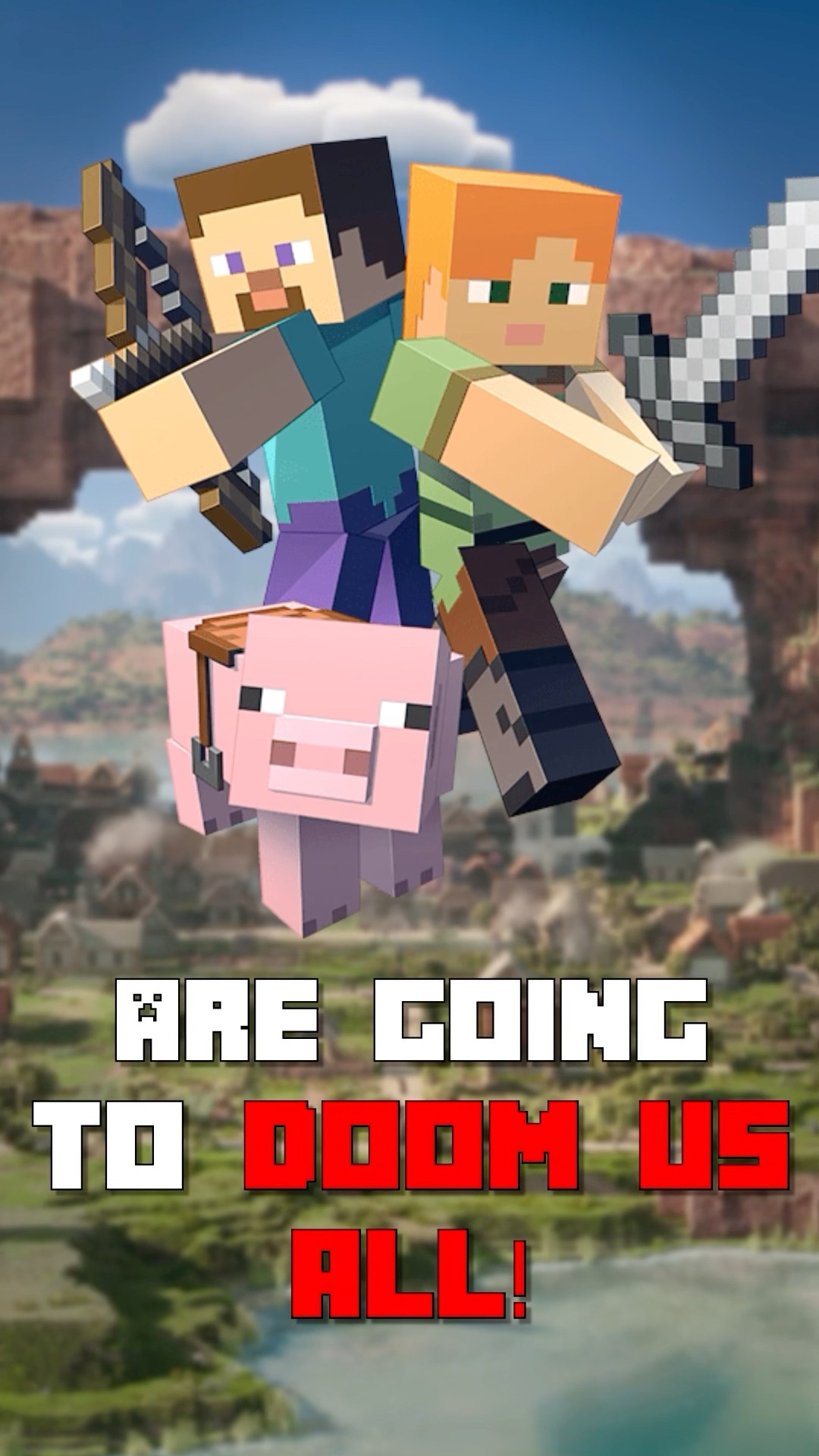 Minecraft is DESTROYING Us ⛏️!#shorts